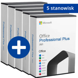 Microsoft Office 2021 Professional Plus - Dla Firm, Do Domu (5 stanowisk)