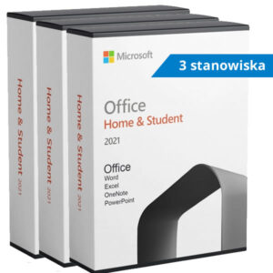 Microsoft Office 2021 Home & Student (3 stanowiska)